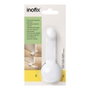 Inofix Butoir de porte et dispositif de retenue rotatif blanc