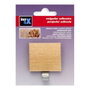 Inofix Colgador adhesivo haya (blister) Crochet adhésif en bois et acier inoxydable 51 x 45 x 24 mm