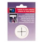 Inofix 2089-2-000 Porte-serviettes de cuisine rond adhésif blanc PVC flexible 42x42x22 mm