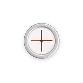 Inofix Colgador paños cocina redondo adhesivo cromo mate 2089-7-000