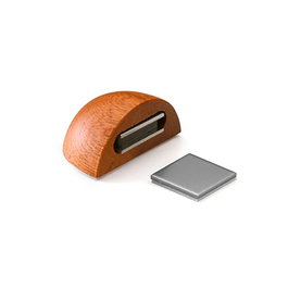 Inofix Retenedor magnétique de porte en bois finition sapelly, adhésif, 24 x 48 x 31 mm, pour portes intérieures