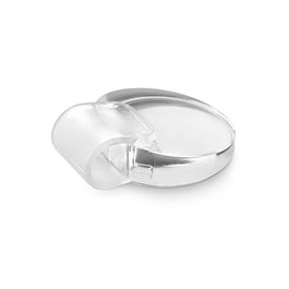 Inofix Butée de porte en caoutchouc transparente avec adhésif extra fort - 18 x 41 x 52 mm - Blister