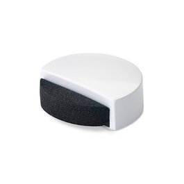 Inofix Tope de porte en mousse blanc silencieux fixation adhésive PVC 14 x 47 x 47 mm