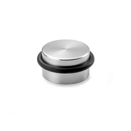Inofix Butée de porte en acier inoxydable, fixation adhésive, chromé mat 18x36x36 mm