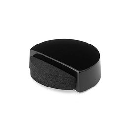 Inofix Tope de porte amorti noir avec fixation adhésive