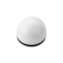Inofix 2 Butées de porte flexibles, blanches, fixation adhésive, PVC 27x40x40 mm, lot de 2