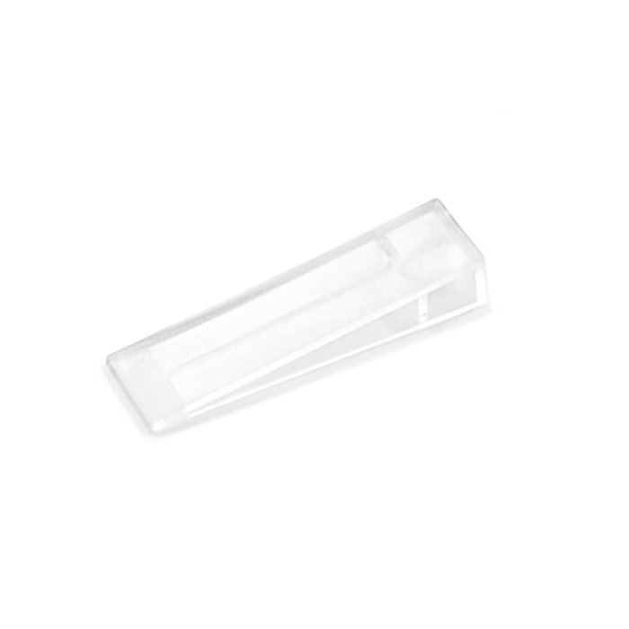 Inofix Cale de plastique transparente, 3 pièces, blister, 12 x 20 x 72 mm Inofix Cale de plastique transparente, 3 pièces, blister, 12 x 20 x 72 mm
