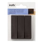 Inofix Cale en plastique marron, 3 pièces sous blister