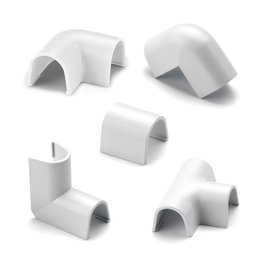 Inofix Enlaces surtidos pour Cablefix 2200, Blanc, 10 unités