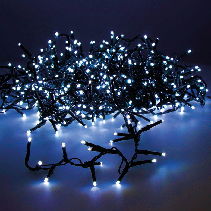 Guirlande lumineuse LED Lumineo Bleu 14 m 16 m Guirlande lumineuse LED Lumineo Bleu 14 m 16 m