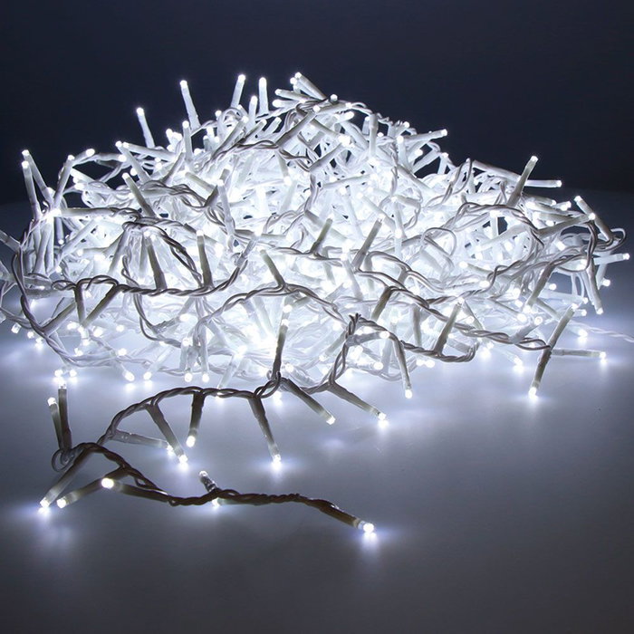 Guirlande lumineuse LED Lumineo Blanc 14 m 16 m Guirlande lumineuse LED Lumineo Blanc 14 m 16 m