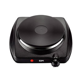 Edm CE/A13 Cocina eléctrica 1 fuego 1400 W Noir