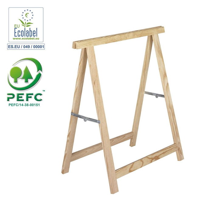 Astigarraga Caballete pino standar certifié PEFC 75 x 73,5 cm Astigarraga Caballete pino standar certifié PEFC 75 x 73,5 cm