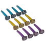 Dunlop Pack de 4 ambientadores en stick pour voiture, couleurs assorties