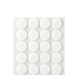 Inofix Plasfix Feltre adhésif synthétique blanc Ø17 mm 20 pièces blister