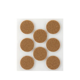 Inofix Plasfix Rondelles Feutre Adhésif Synthétique Marron Ø27 mm 8 pièces Blister