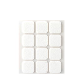 Inofix Plasfix Filtre adhésif carré synthétique blanc 22 x 22 mm 12 unités blister
