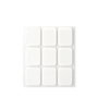 Inofix Plasfix Feltre adhésif carré synthétique blanc 29 x 23 mm 9 pcs blister