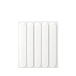 Inofix Fieltro adhesivo Plasfix, blanc, 95 x 12 mm, 5 pièces