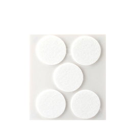 Inofix Feutre adhésif rond blanc Ø34 mm lot de 5 – Protection sol et silence