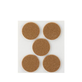 Inofix Feutre adhésif circulaire marron Ø34 mm, 5 pièces