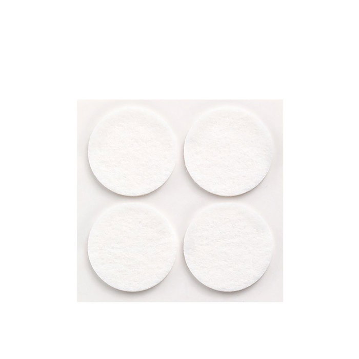 Inofix Plasfix Feltre adhésif rond synthétique blanc Ø38 mm lot de 4 protection sol silencieux Inofix Plasfix Feltre adhésif rond synthétique blanc Ø38 mm lot de 4 protection sol silencieux