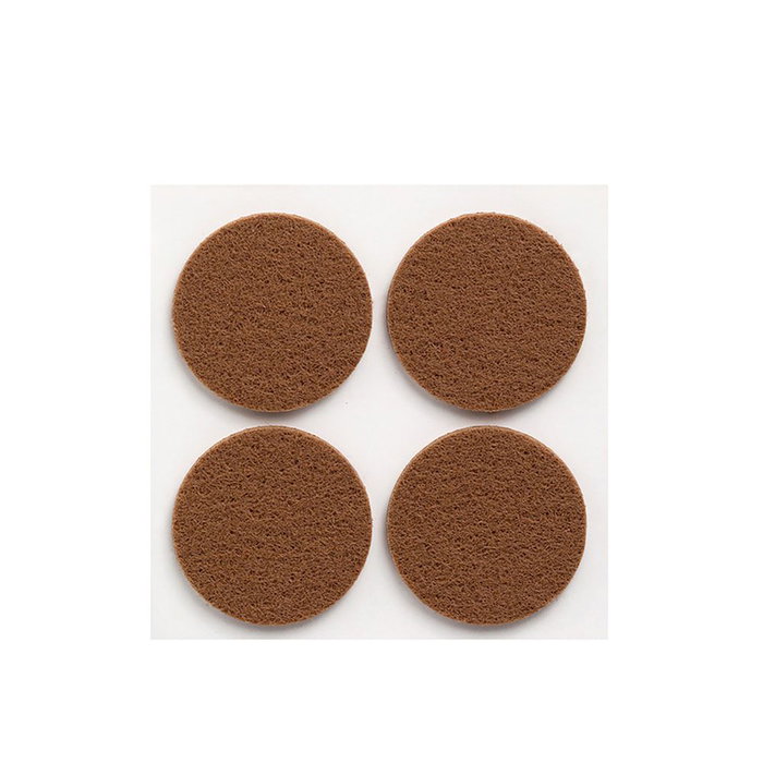 Inofix Plasfix Feutrine adhésive ronde synthétique marron Ø38 mm 4 pièces blister Inofix Plasfix Feutrine adhésive ronde synthétique marron Ø38 mm 4 pièces blister