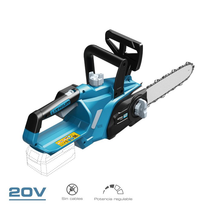 Tronçonneuse à batterie Koma Tools 20 V Tronçonneuse à batterie Koma Tools 20 V