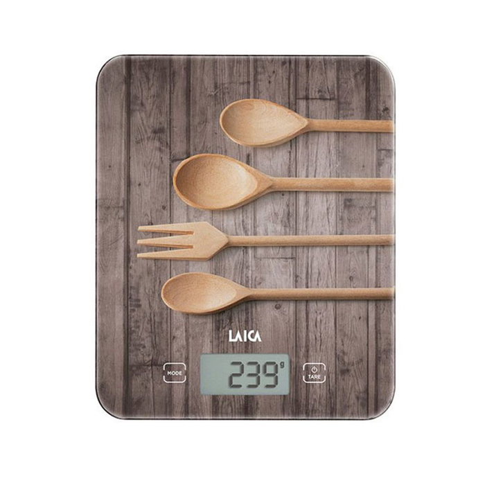 balance de cuisine numérique LAICA KS5010 Cuillères Marron 10 kg (18,5 x 22,7 x 1,7 cm)