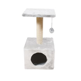 Nayeco Savanna Town Arbre à chat gris clair 60 x 30 x 30 cm