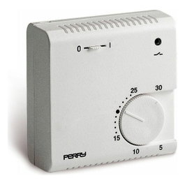 Perry Thermostat Série Teg Blanc Analogique