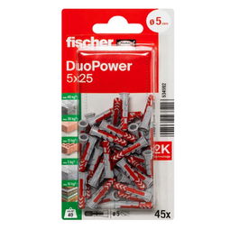Fischer Blister Taco Duopower 5-25 (45U) pour vis 3-4mm
