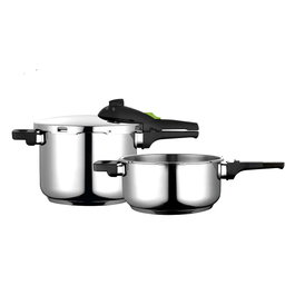 Fagor Rapid Olla super rapide 4+6L inox 18/10 Ø22x12 cm 6L Ø22x17 cm