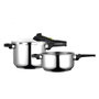 Fagor Rapid Olla super rapide 4+6L inox 18/10 Ø22x12 cm 6L Ø22x17 cm