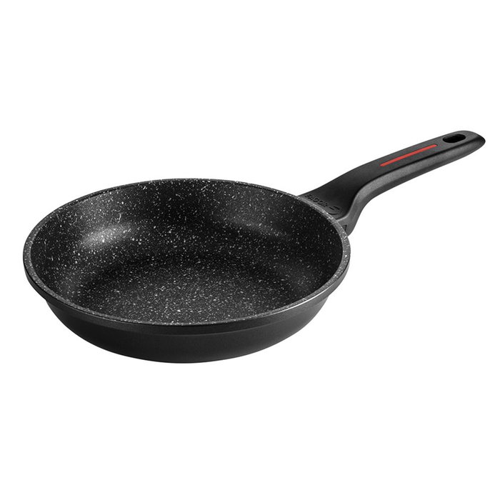 Fagor Alutherm Poêle en aluminium noir Ø28 cm avec revêtement antiadhésif granit 2 couches Fagor Alutherm Poêle en aluminium noir Ø28 cm avec revêtement antiadhésif granit 2 couches