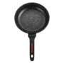 Fagor Alutherm Poêle en aluminium noir Ø28 cm avec revêtement antiadhésif granit 2 couches