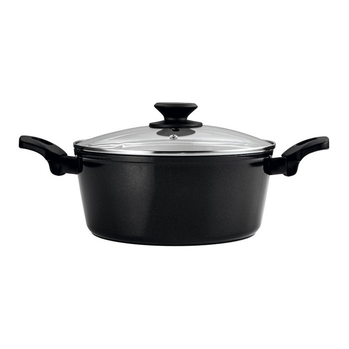 Fagor Vivant Kit 2 poêles + 1 casserole Ø20/24 cm, aluminium forgé 3 mm, noir, revêtement antiadhésif, induction