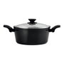 Fagor Vivant Kit 2 poêles + 1 casserole Ø20/24 cm, aluminium forgé 3 mm, noir, revêtement antiadhésif, induction