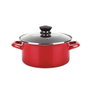 Fagor Olla Optimax Ø24 x 13 cm Acier AISI 430 Rouge Antiadhésif Xylan Plus