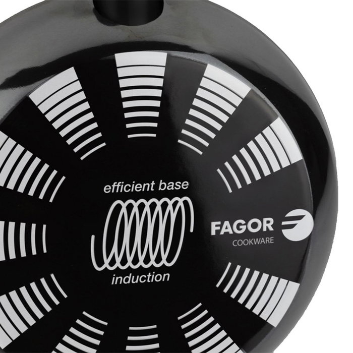 Poêle FAGOR Indutherm Noir Acier émaillé (Ø 24 cm) Poêle FAGOR Indutherm Noir Acier émaillé (Ø 24 cm)