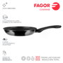 Fagor Poêle Indutherm Noir Acier émaillé (Ø 26 cm) maniable