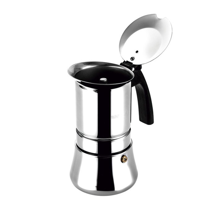 Fagor Cafetera Etnica 6 tasses en acier inoxydable 18/10