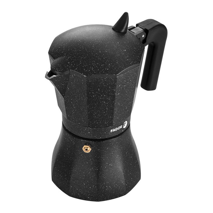 Fagor Tiramisú Cafetière Express en Aluminium 3 Tasses Noir