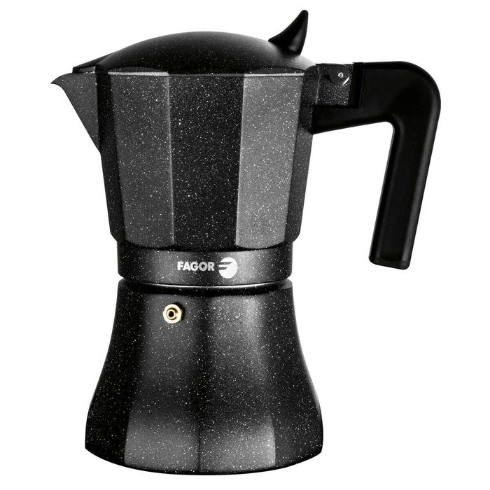 Cafetière Italienne Fagor TIRAMISU 3 Noir Aluminium Cafetière Italienne Fagor TIRAMISU 3 Noir Aluminium