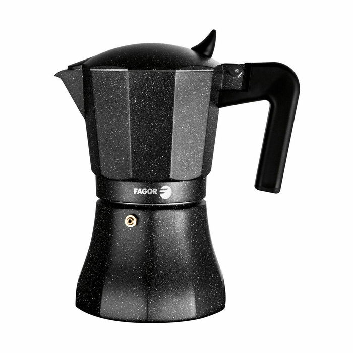 Cafetière Italienne Fagor TIRAMISU 3 Noir Aluminium Cafetière Italienne Fagor TIRAMISU 3 Noir Aluminium