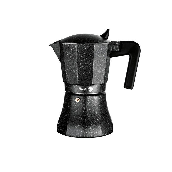 Cafetière Italienne Fagor TIRAMISU 9 Noir Aluminium Cafetière Italienne Fagor TIRAMISU 9 Noir Aluminium