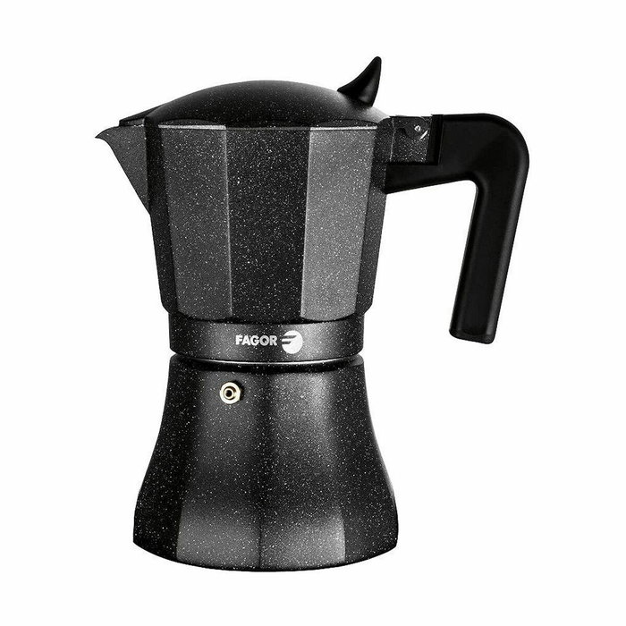 Cafetière Italienne Fagor TIRAMISU 9 Noir Aluminium Cafetière Italienne Fagor TIRAMISU 9 Noir Aluminium