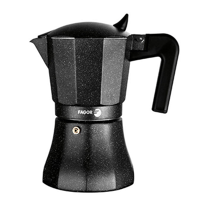 Cafetière Italienne Fagor TIRAMISU 9 Noir Aluminium Cafetière Italienne Fagor TIRAMISU 9 Noir Aluminium