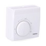 Perry Teg Termostat analogique sans voyant, blanc, série Teg, 230 V, 7,4 x 4 x 7,4 cm