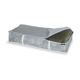 Domo Pack Living Boîte de rangement pour couvertures XL Bon Ton 95 x 45 x 18 cm Transparent Polypropylène